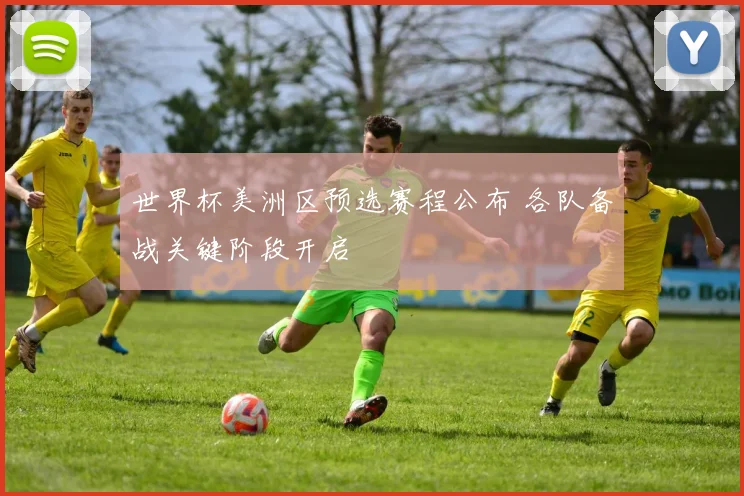 世界杯美洲区预选赛程公布 各队备战关键阶段开启