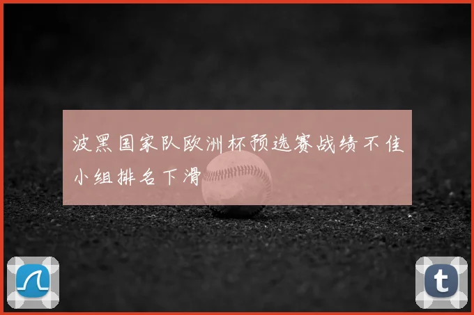 波黑国家队欧洲杯预选赛战绩不佳小组排名下滑